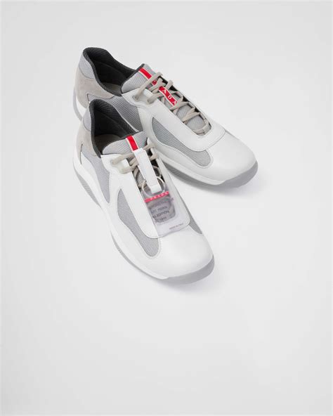 White Prada America’s Cup Original Sneakers 